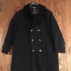 Baskin Peacoat - Alpaca Pile Collar